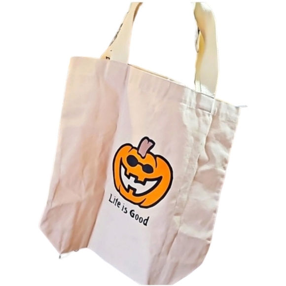 Life Is Good Handbags - LIFE IS GOOD tote bag with Jack O'lantern